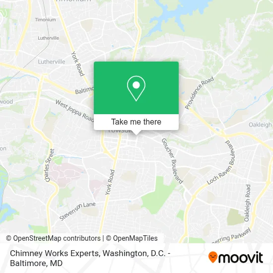 Chimney Works Experts map