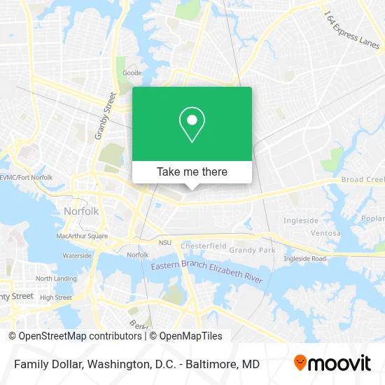 Family Dollar map