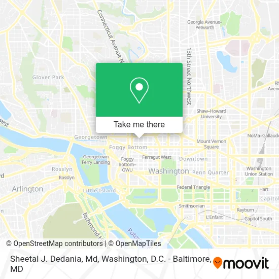 Sheetal J. Dedania, Md map