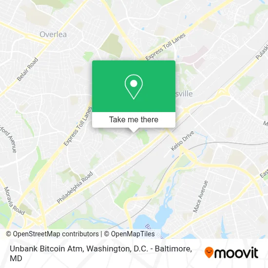 Unbank Bitcoin Atm map