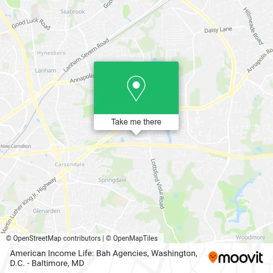 American Income Life: Bah Agencies map