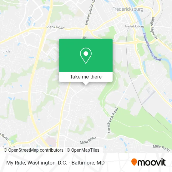 My Ride map