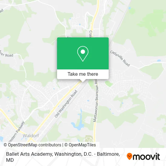 Ballet Arts Academy map
