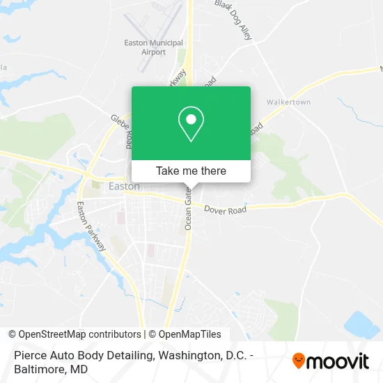 Pierce Auto Body Detailing map