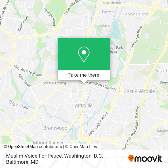 Muslim Voice For Peace map