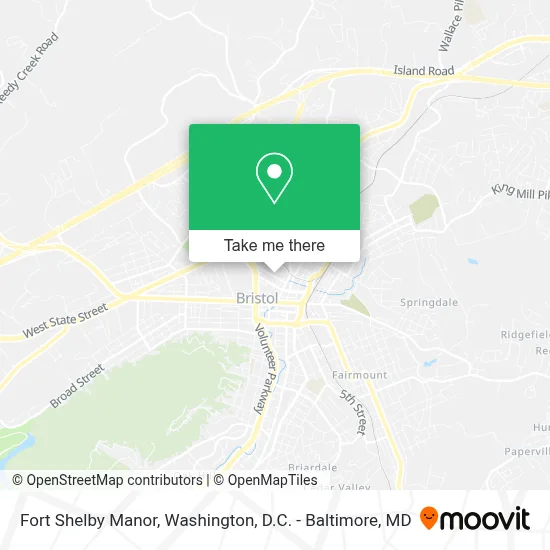 Fort Shelby Manor map