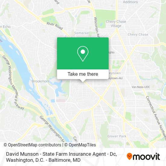David Munson - State Farm Insurance Agent - Dc map