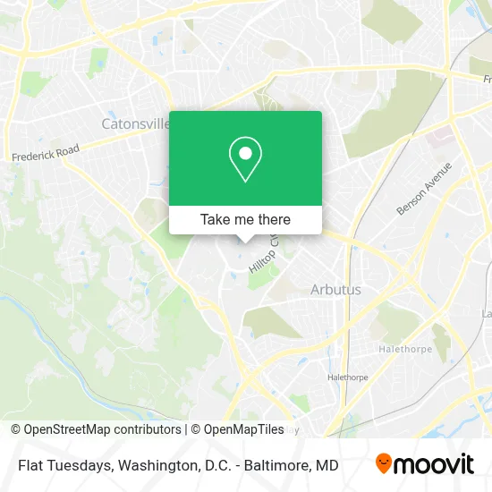 Flat Tuesdays map