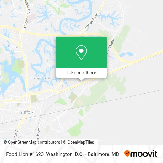 Food Lion #1623 map