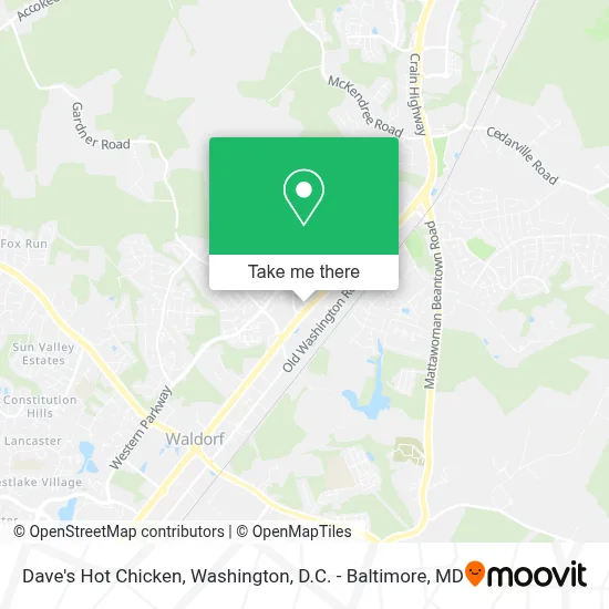 Dave's Hot Chicken map