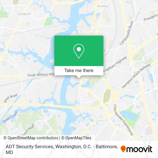 Adt Security Services map