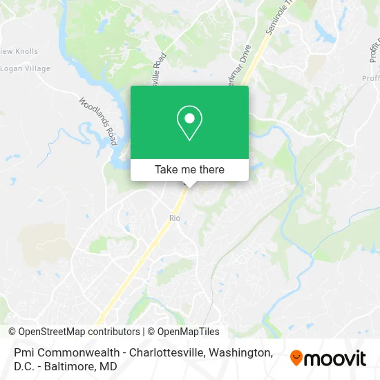 Pmi Commonwealth - Charlottesville map