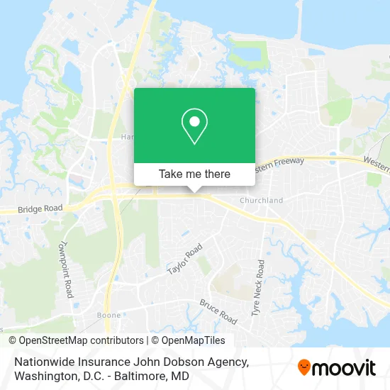 Nationwide Insurance John Dobson Agency map