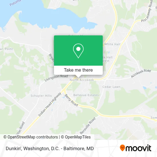 Dunkin' map