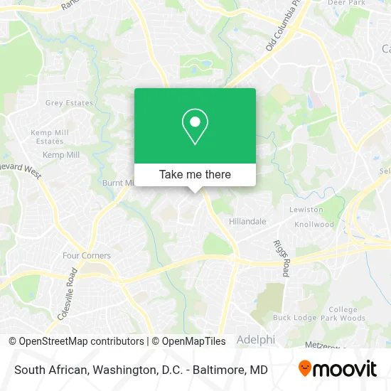 South African map