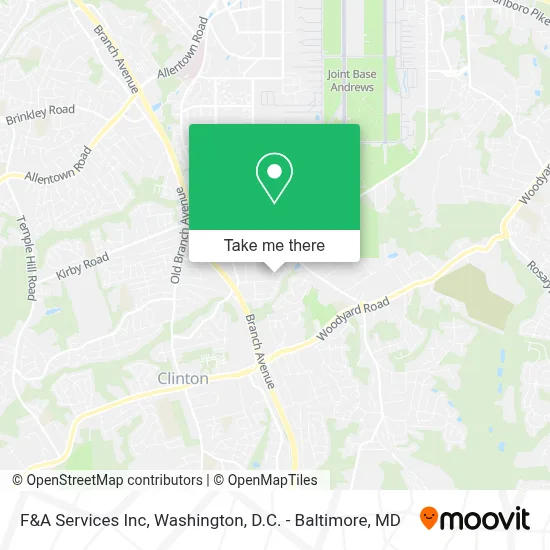 F&A Services Inc map
