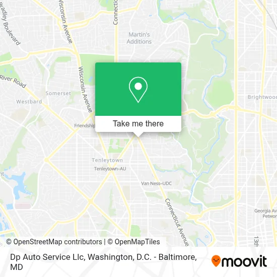 Dp Auto Service Llc map