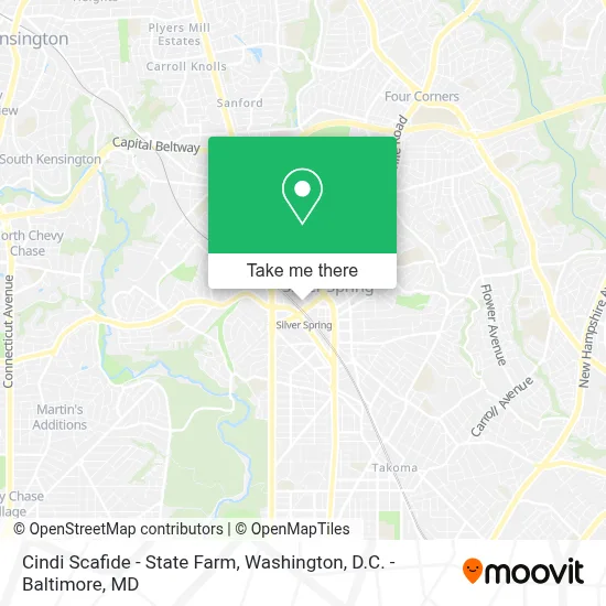 Cindi Scafide - State Farm map