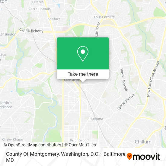 County Of Montgomery map