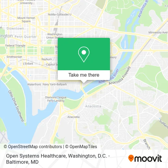 Open Systems Healthcare map