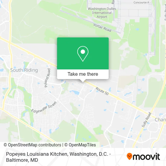 Popeyes Louisiana Kitchen map