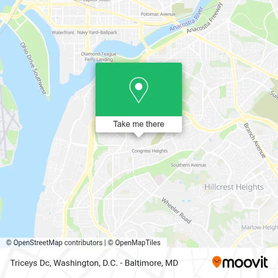 Triceys Dc map