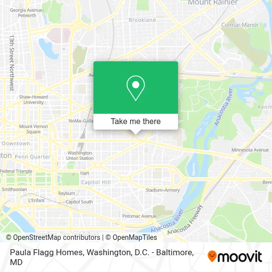 Paula Flagg Homes map