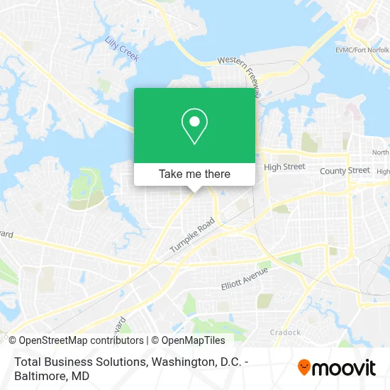 Total Business Solutions map