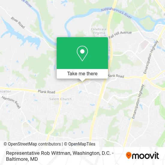 Representative Rob Wittman map