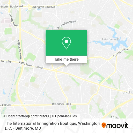 The International Immigration Boutique map