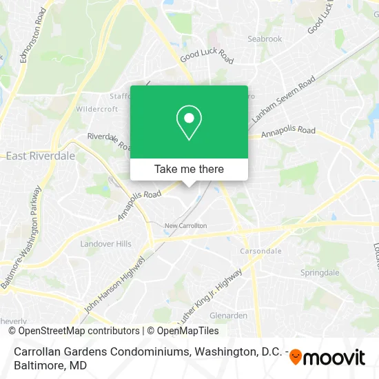 Carrollan Gardens Condominiums map