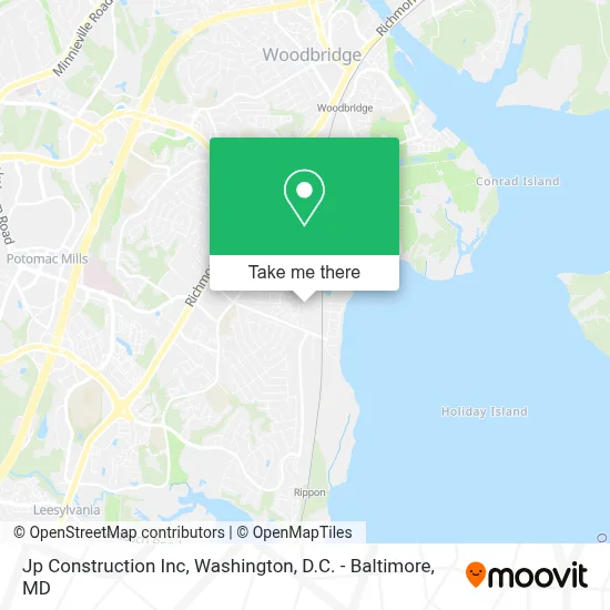 Jp Construction Inc map