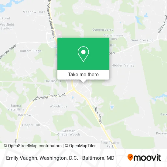 Emily Vaughn map