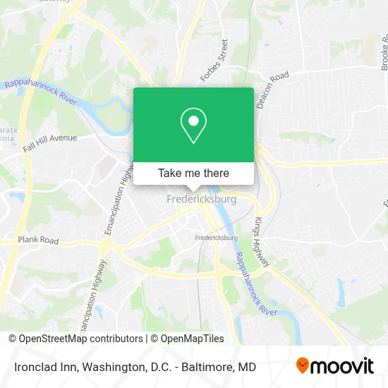 Ironclad Inn map