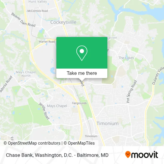 Chase Bank map