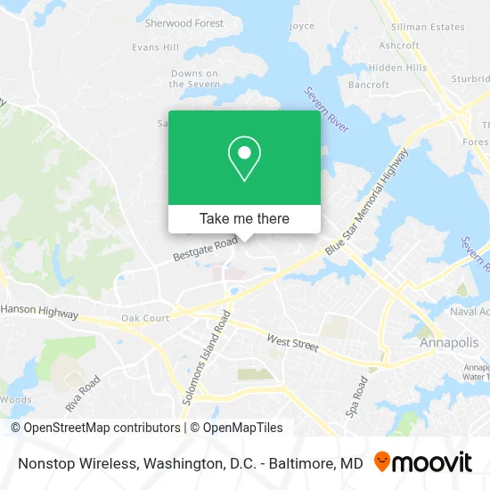 Nonstop Wireless map