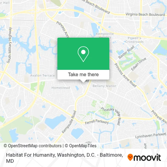 Habitat For Humanity map