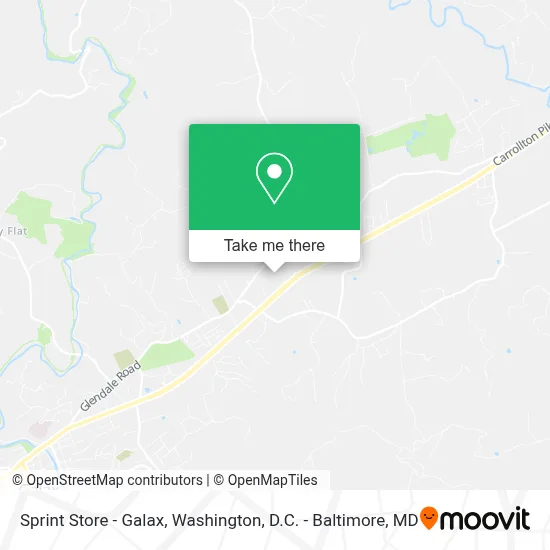 Sprint Store - Galax map