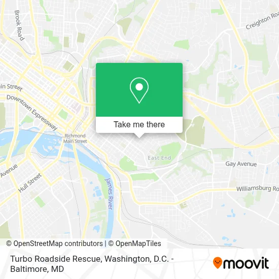Turbo Roadside Rescue map