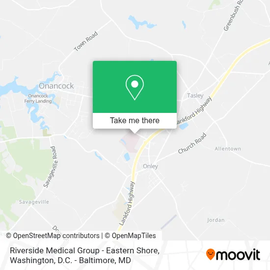 Riverside Medical Group - Eastern Shore map