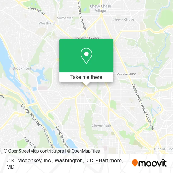 C.K. Mcconkey, Inc. map