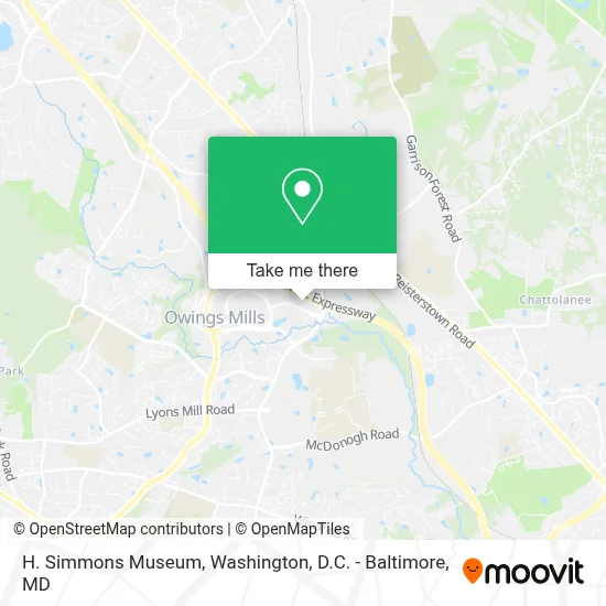 H. Simmons Museum map