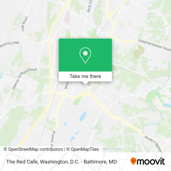 The Red Cafe map
