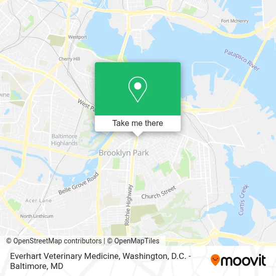 Everhart Veterinary Medicine map