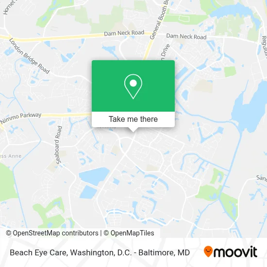 Beach Eye Care map