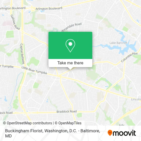 Buckingham Florist map