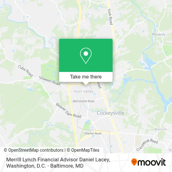 Merrill Lynch Financial Advisor Daniel Lacey map
