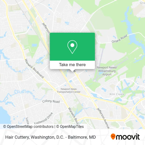 Hair Cuttery map