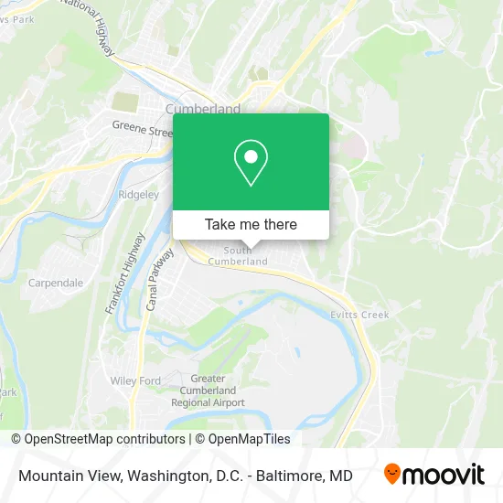 Mountain View map
