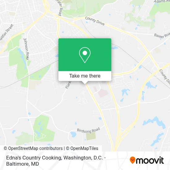 Edna's Country Cooking map